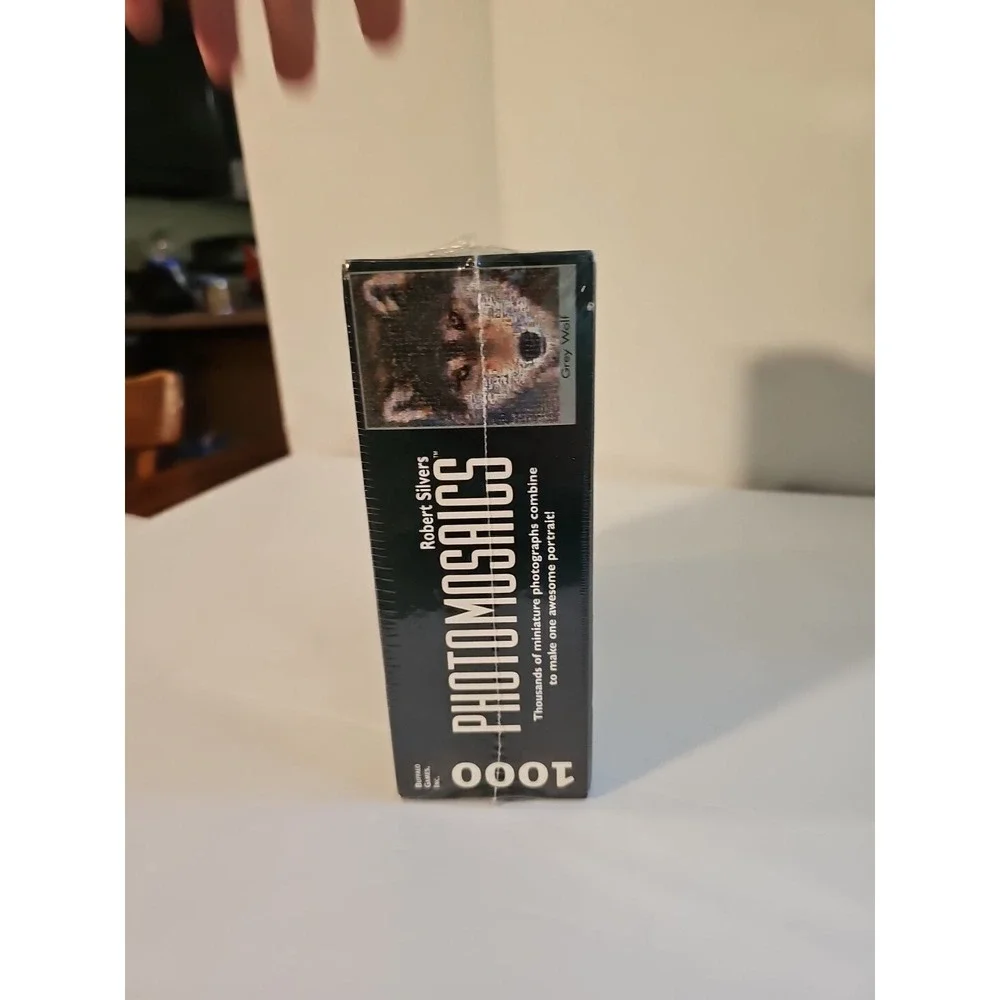 Photomosaics Grey Wolf 1000 Piece Puzzle BRAND NEW SEALED FAST‎ SHIPPING!